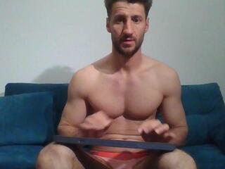 Chris Aron webcam flirt4free model stream image