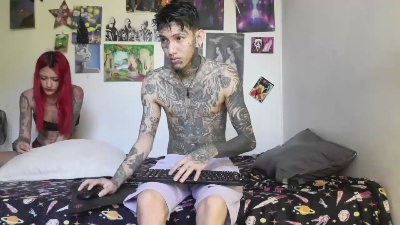 Tattoo_couple webcam model stream image