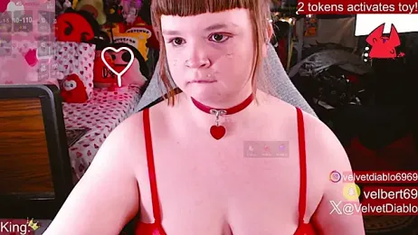 VelvetDiablo webcam model stream image