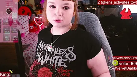 VelvetDiablo webcam model stream image