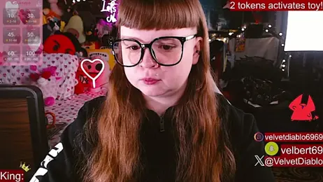 VelvetDiablo webcam model stream image